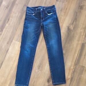 American Eagle Outfitters Blue Skinny Jeans with Stretch
